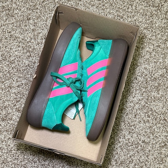 Adidas Barreda Decode 'Semi Court Green Lucid Pink' Women's Shoes Size 7 - Picture 10 of 10